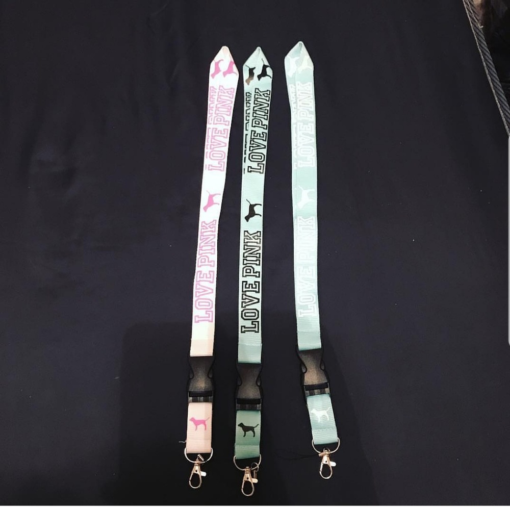 LOVE PINK lanyards